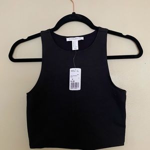 Bundle of 3 Forever 21 Crop Tops M Black and Gray